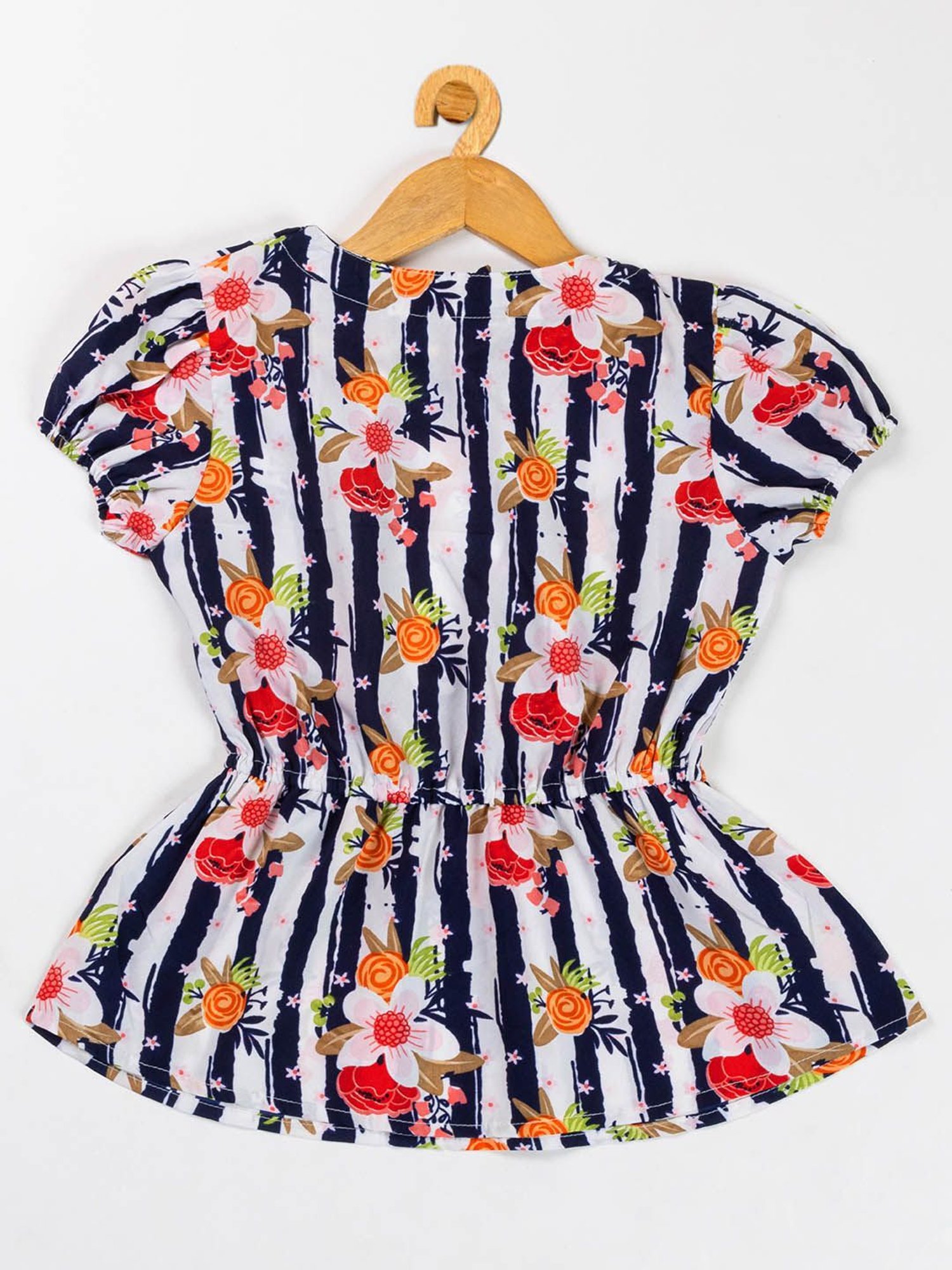 NINS MODA Kids Multicolor Floral Print Top