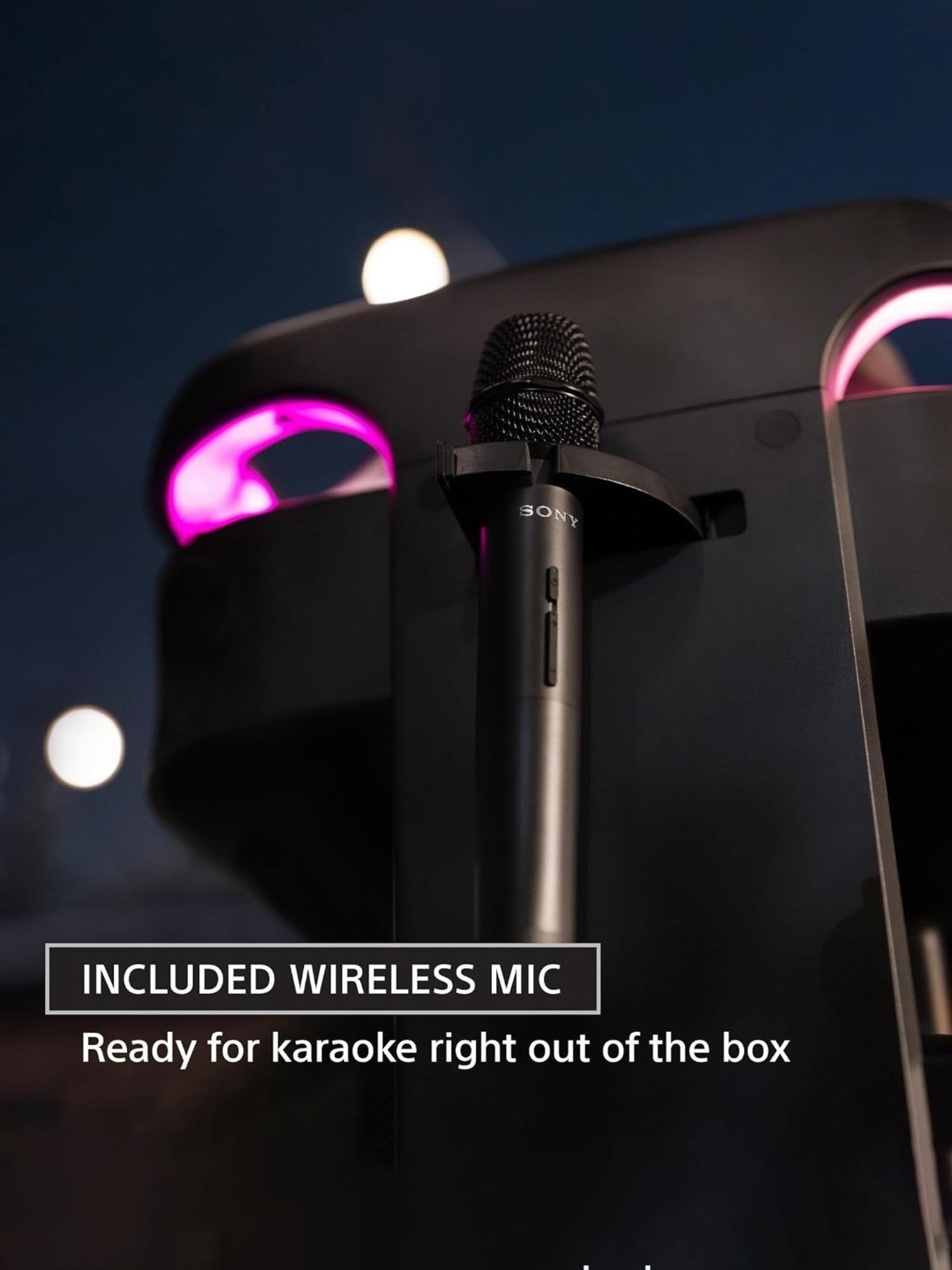 Sony New Launch ULT Tower 10 Bluetooth Speaker with Touch Panel (Black)