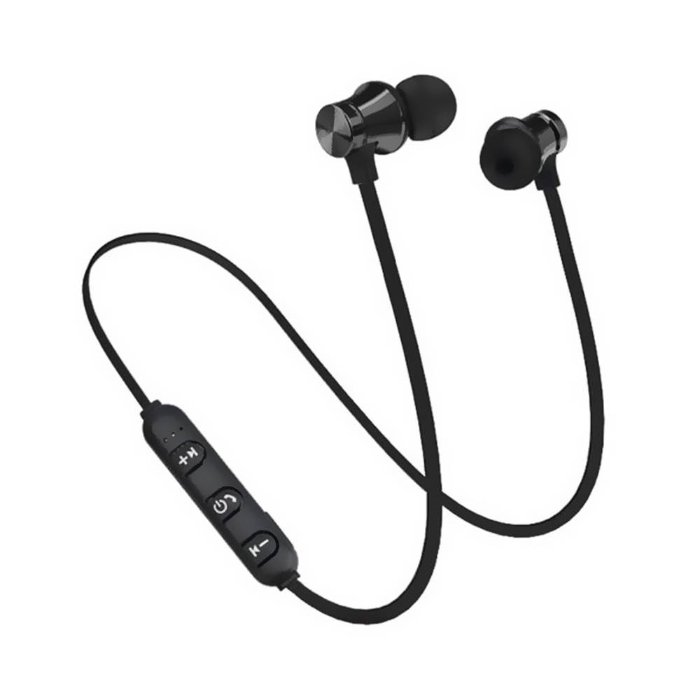 Magnetic In-ear Bluetooth Headset 4.2 Bluetooth Version Wireless Sport Bluetooth Headsets - Black