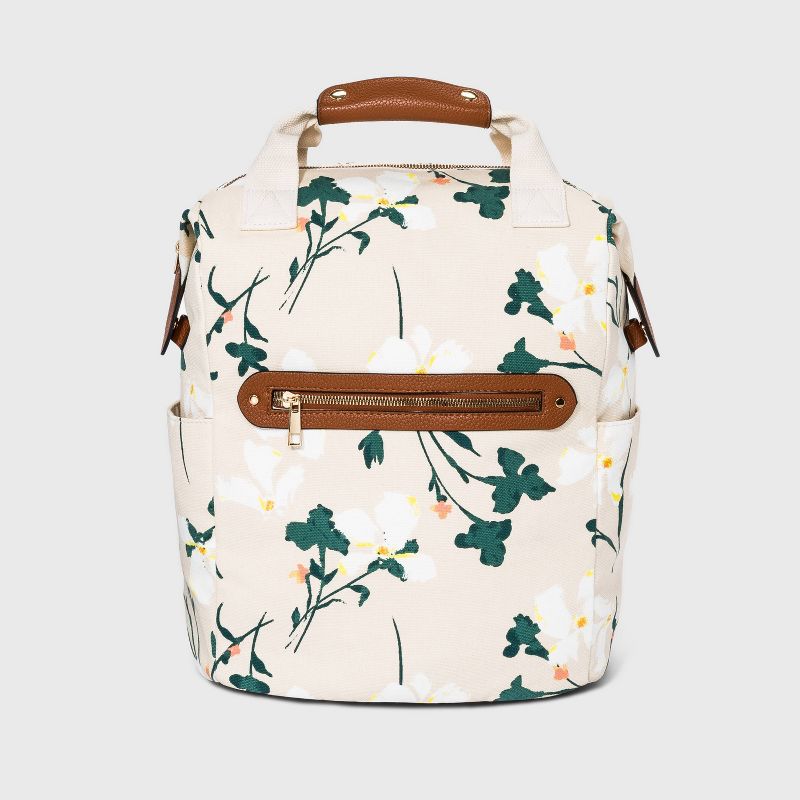 Square Zip Closure Backpack - A New Day™