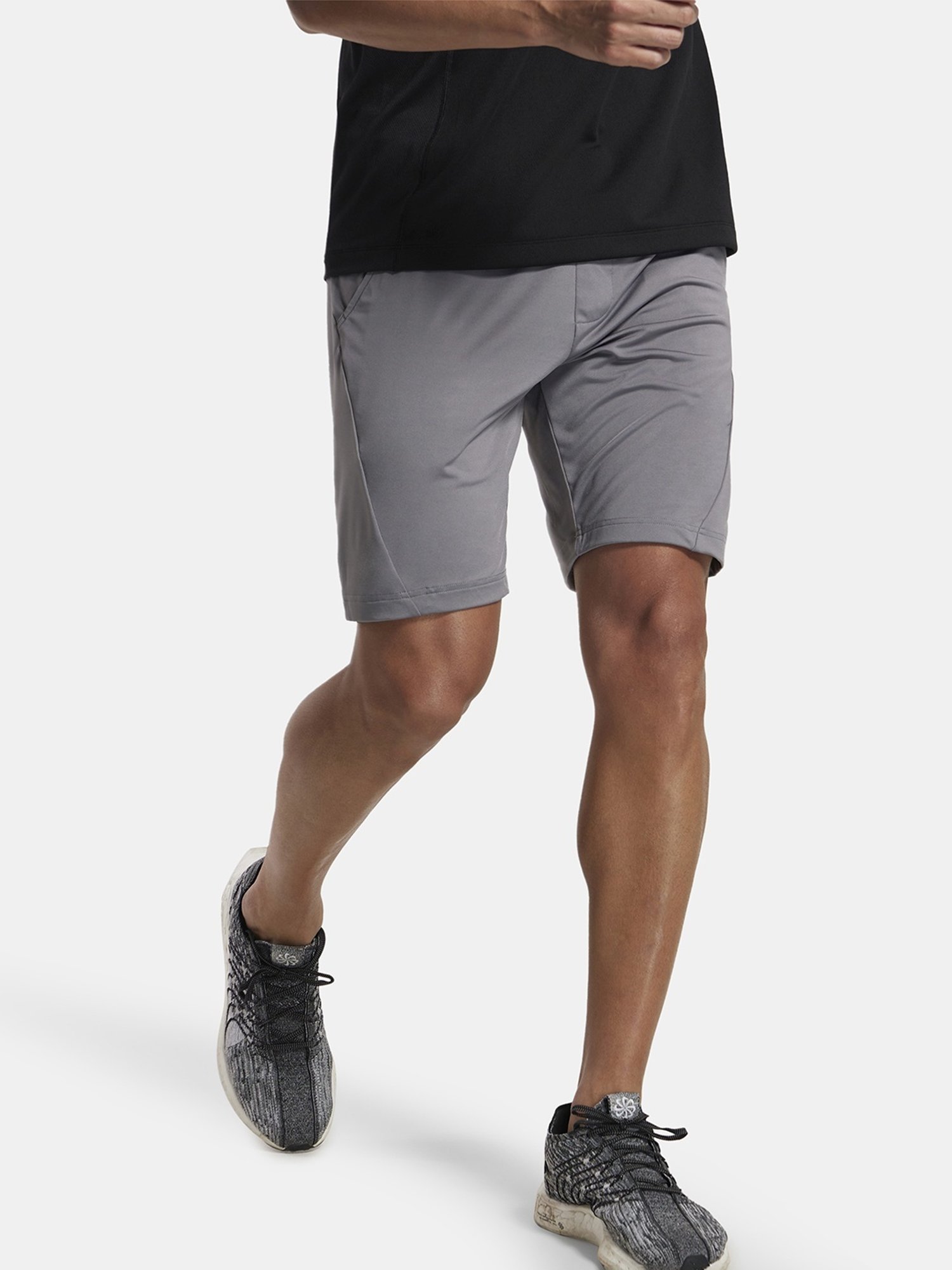 Jockey Grey Straight Fit Shorts