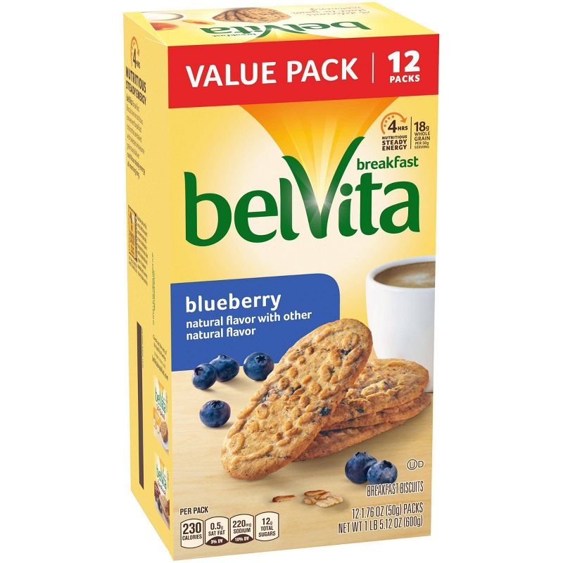 belVita Blueberry Breakfast Biscuits - 12ct