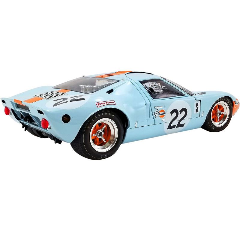 Ford GT40 MKI #22 "Gulf" Champion 12H Sebring (1969) "The Masterpiece Collection" Ltd Ed 112 pcs 1/12 Diecast Model by GMP/ACME