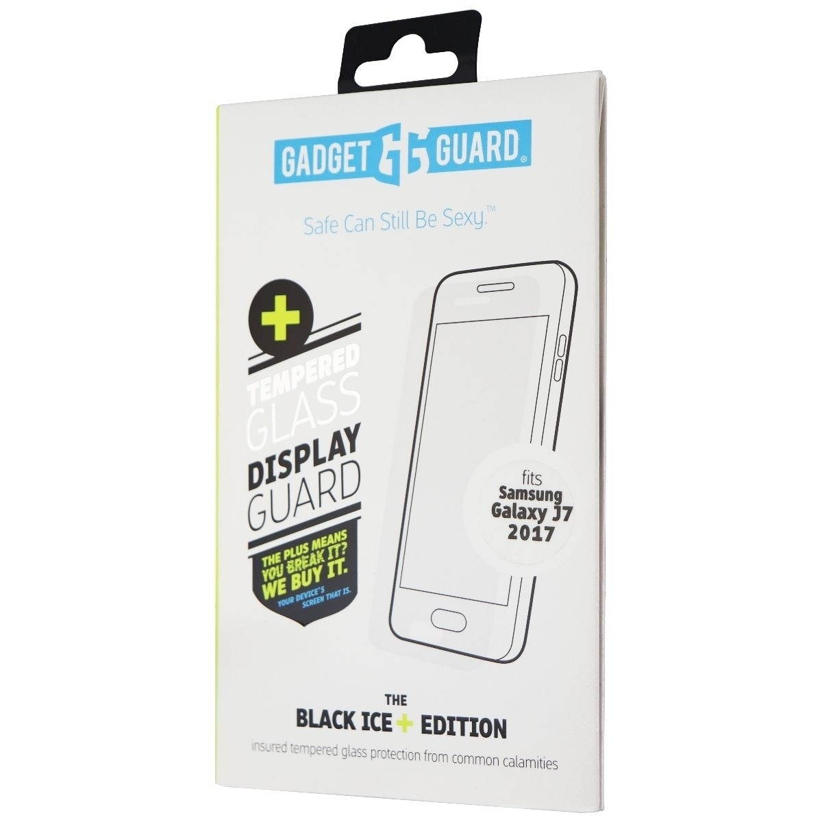 Gadget Guard  Black Ice+ Tempered Glass Screen Protector for Samsung Galaxy J7 (2017)