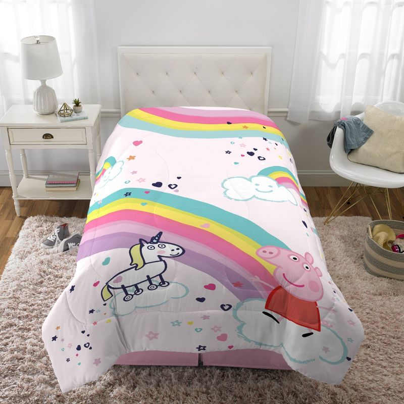 Twin Peppa Pig Rainbow Dreamer Bedding Bundle
