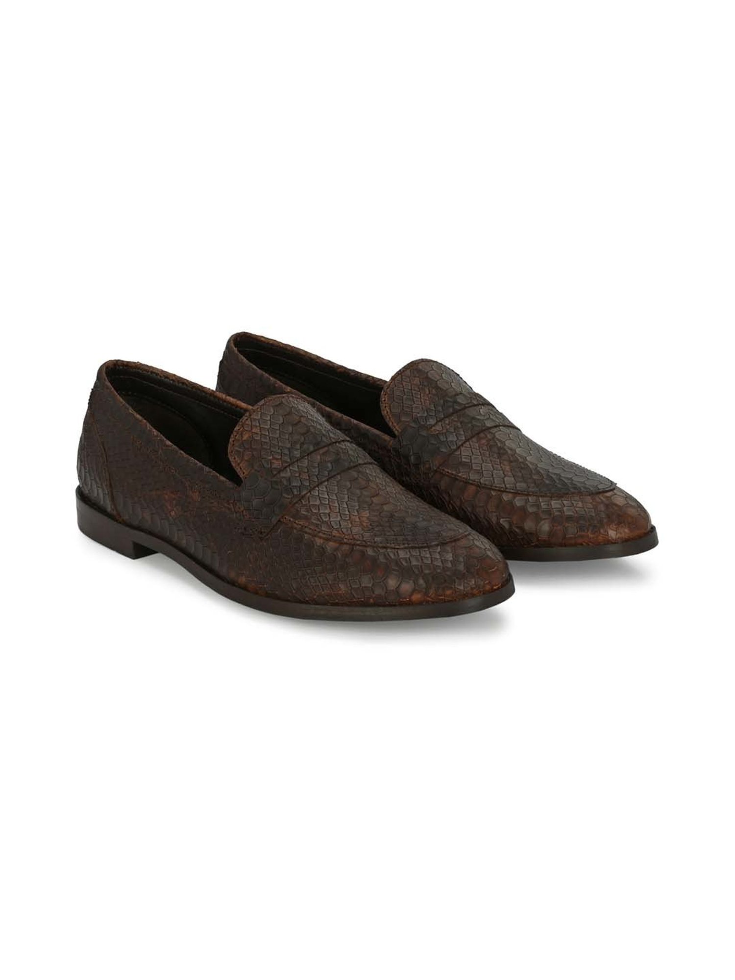 Carlo Romano Women's Dark Brown Formal Loafers