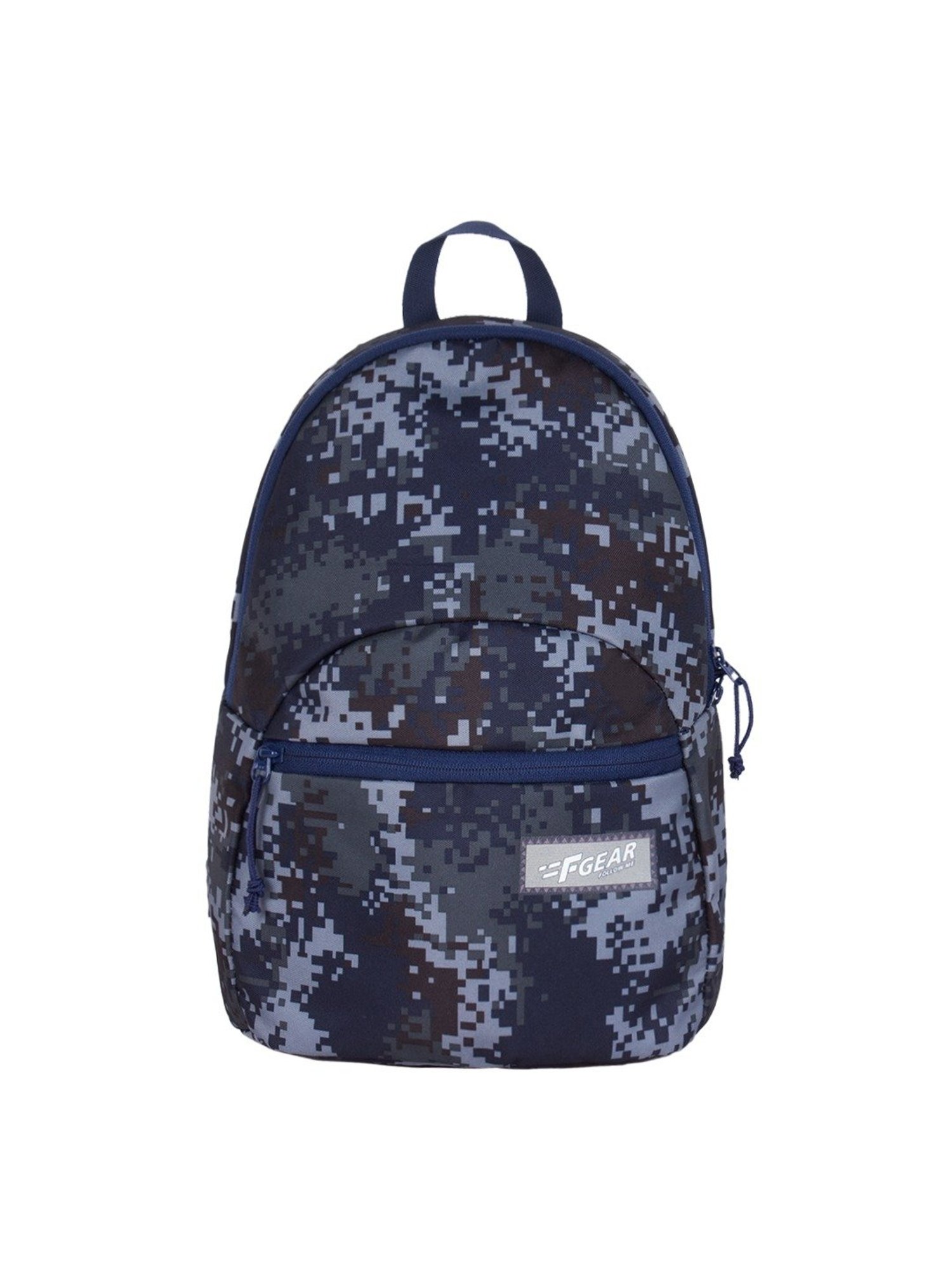 F Gear Ferris 7 Ltrs Navy Printed Small Backpack