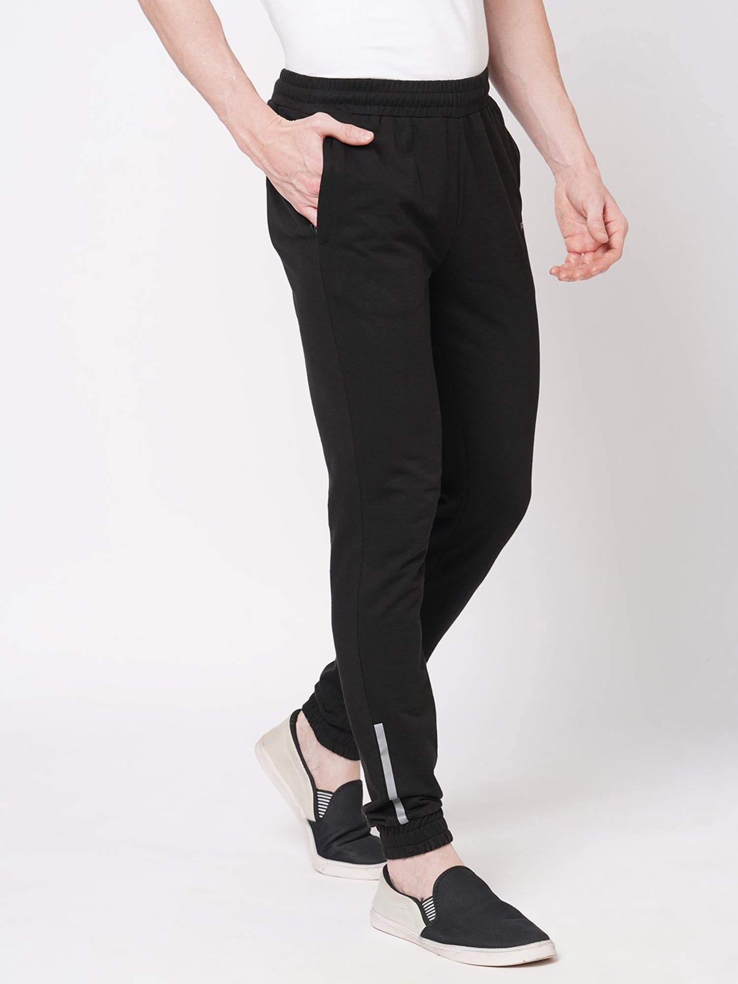 Fitz Black Slim Fit Joggers