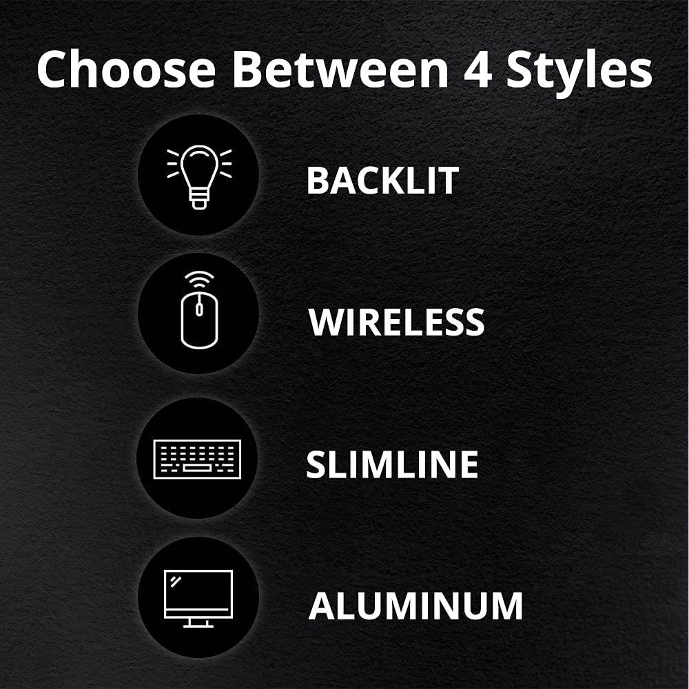 KB Covers Backlit Adobe Premiere Pro CC Keyboard | Editing Mechanical Keyboard Compatible with Windows PC | USB-A & Wireless