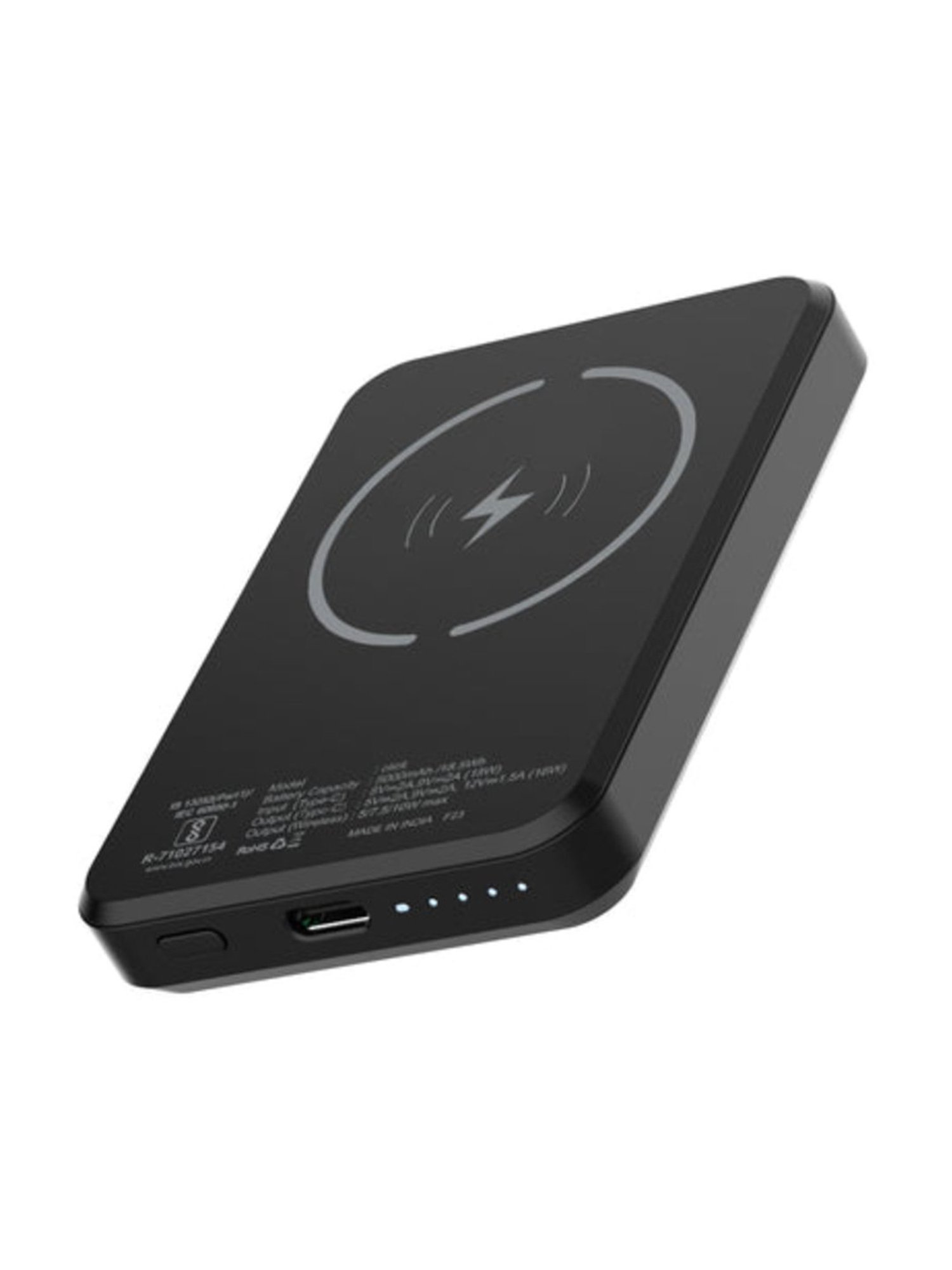 Stuffcool Click 5000mAh Magnetic Wireless Powerbank (Black)