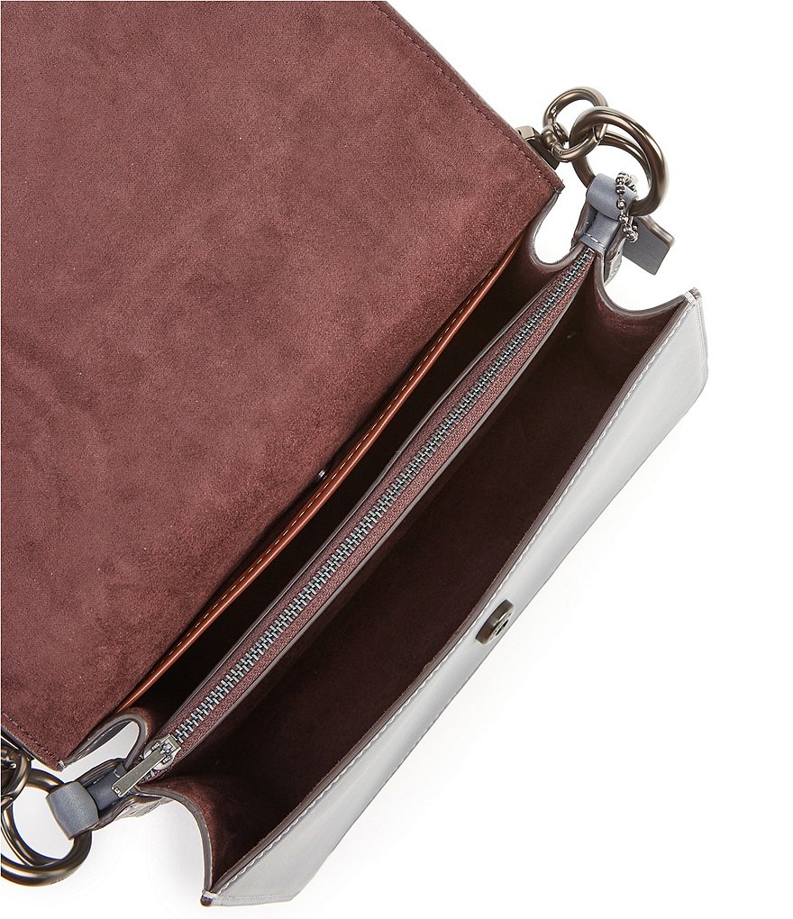 COACH Beat Leather Chain Shoulder Bag