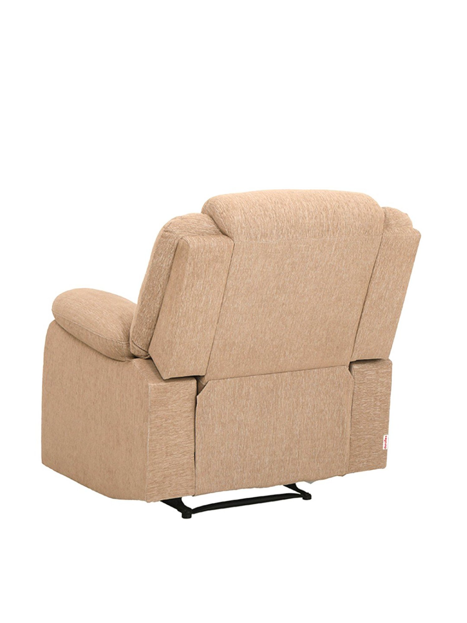 Duroflex Avalon Brown Wood E - Motorized Electric Powered Single Seater Recliner with USB Port