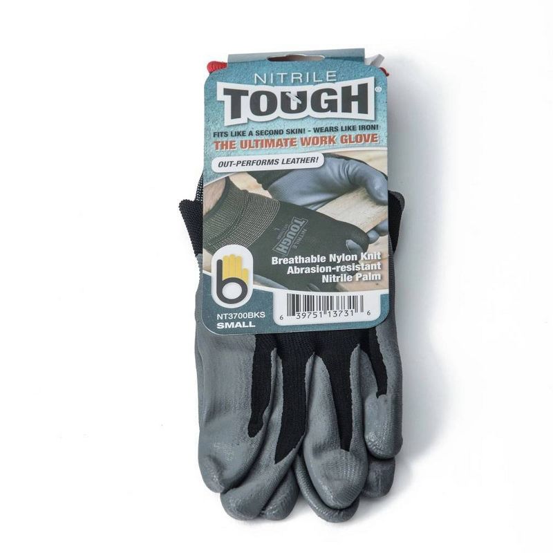 Birds Choice Atlas Glove NT370BBKS Small Atlas Nitrile Tough Gloves