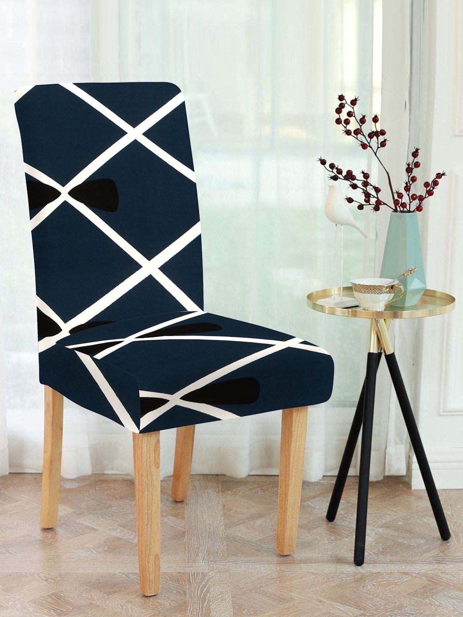 MODERN HOMES White Cotton Hand-Knotted Curtain Ropes - Set of 2