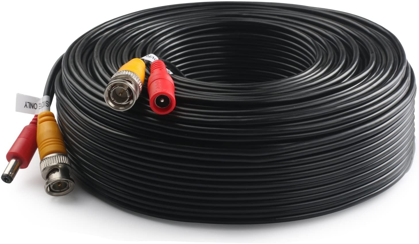 Postta BNC Video Power Cable (2 Pack 150 Feet) Pre-Made All-in-One Video Security Camera Cable Wire with Four Connectors for CCTV DVR Surveillance System