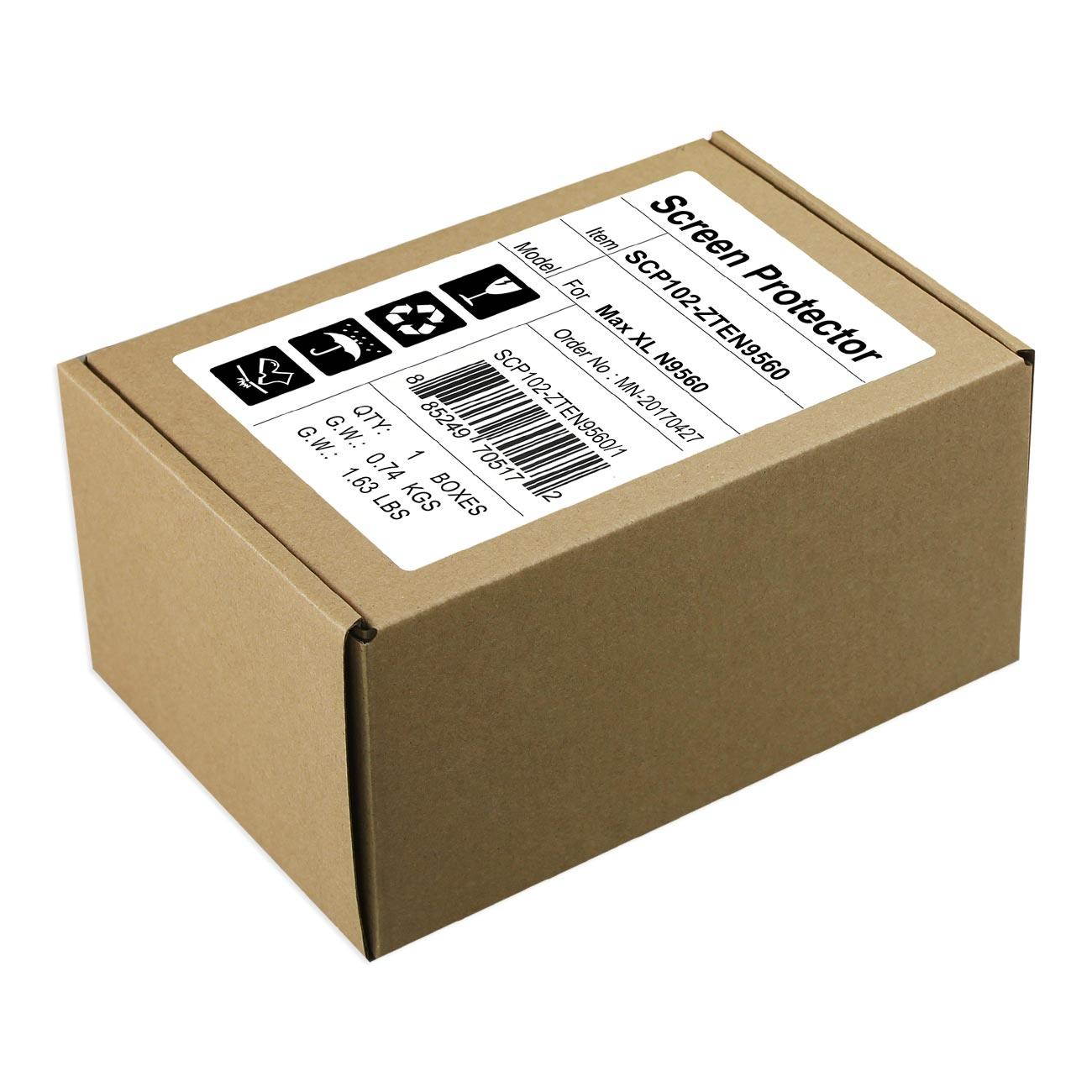 REIKO 60PCS ZTE MAX XL/ N9560 TEMPERED GLASS SCREEN PROTECTOR IN CLEAR