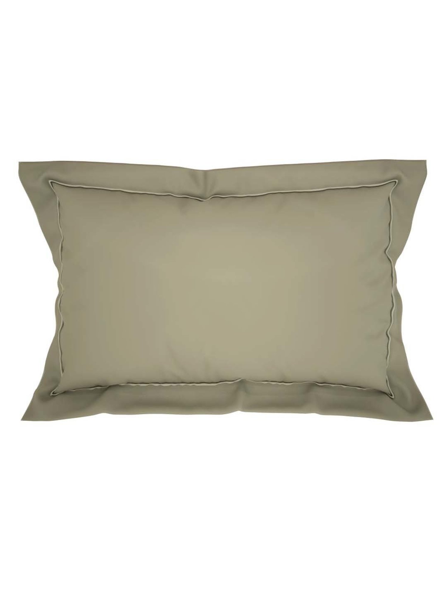 Spaces Light Grey Cotton 600 TC King Bed Sheet With Pillow Covers