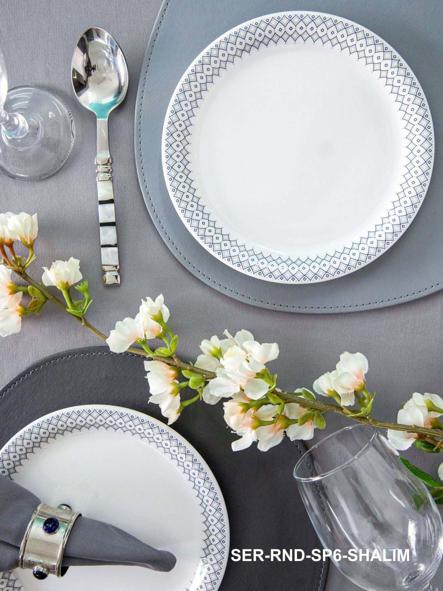 Servewell Shalimar Melamine 19 cm Side Plate - Set of 6