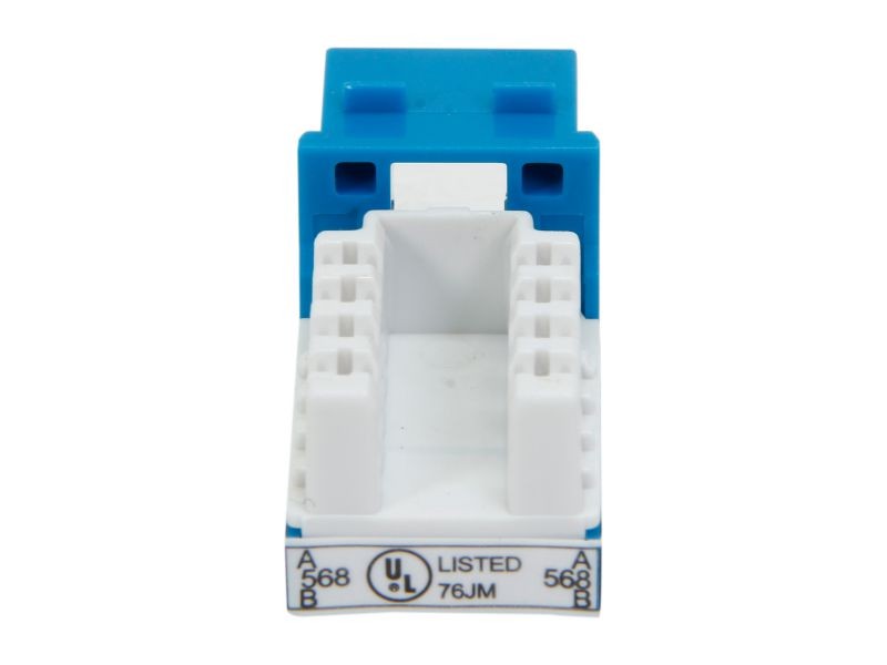 Micro Connectors CAT5 RJ45 Coupler F-F Straight