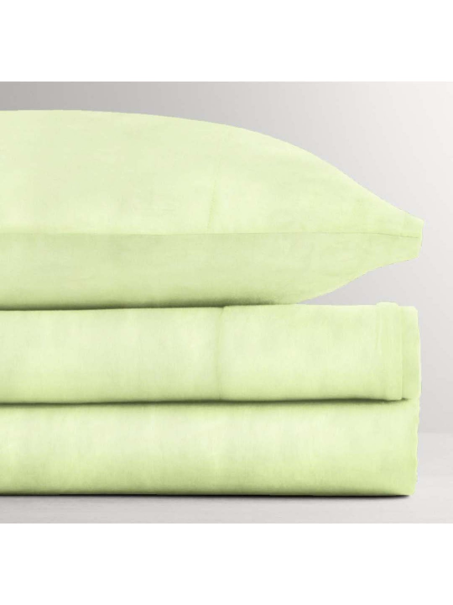 The Baby Atelier Lime Green Organic Cotton Kids Fitted Bed Linen Set
