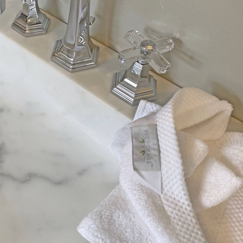 3pc Eco Melange Rayon from Bamboo Cotton Bath Towel Set Charcoal - BedVoyage