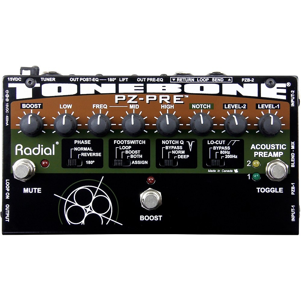 Radial Engineering Tonebone PZ-Pre Acoustic Direct Box Preamp
