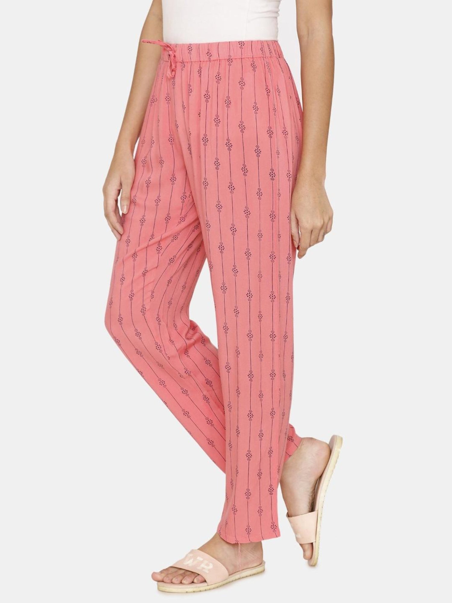 Coucou by Zivame Pink Printed Pajamas
