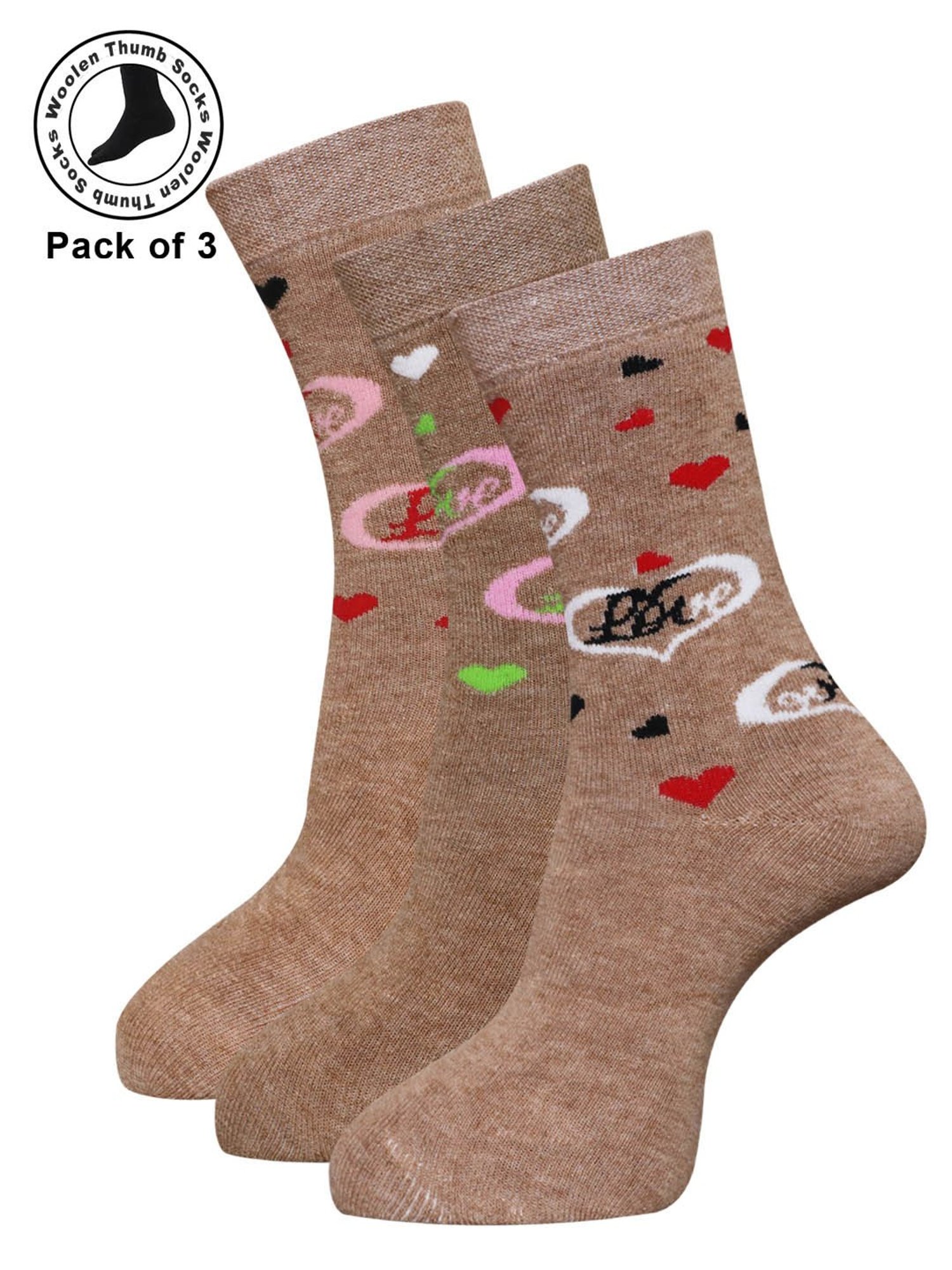 Dollar Assorted Socks - Pack of 3