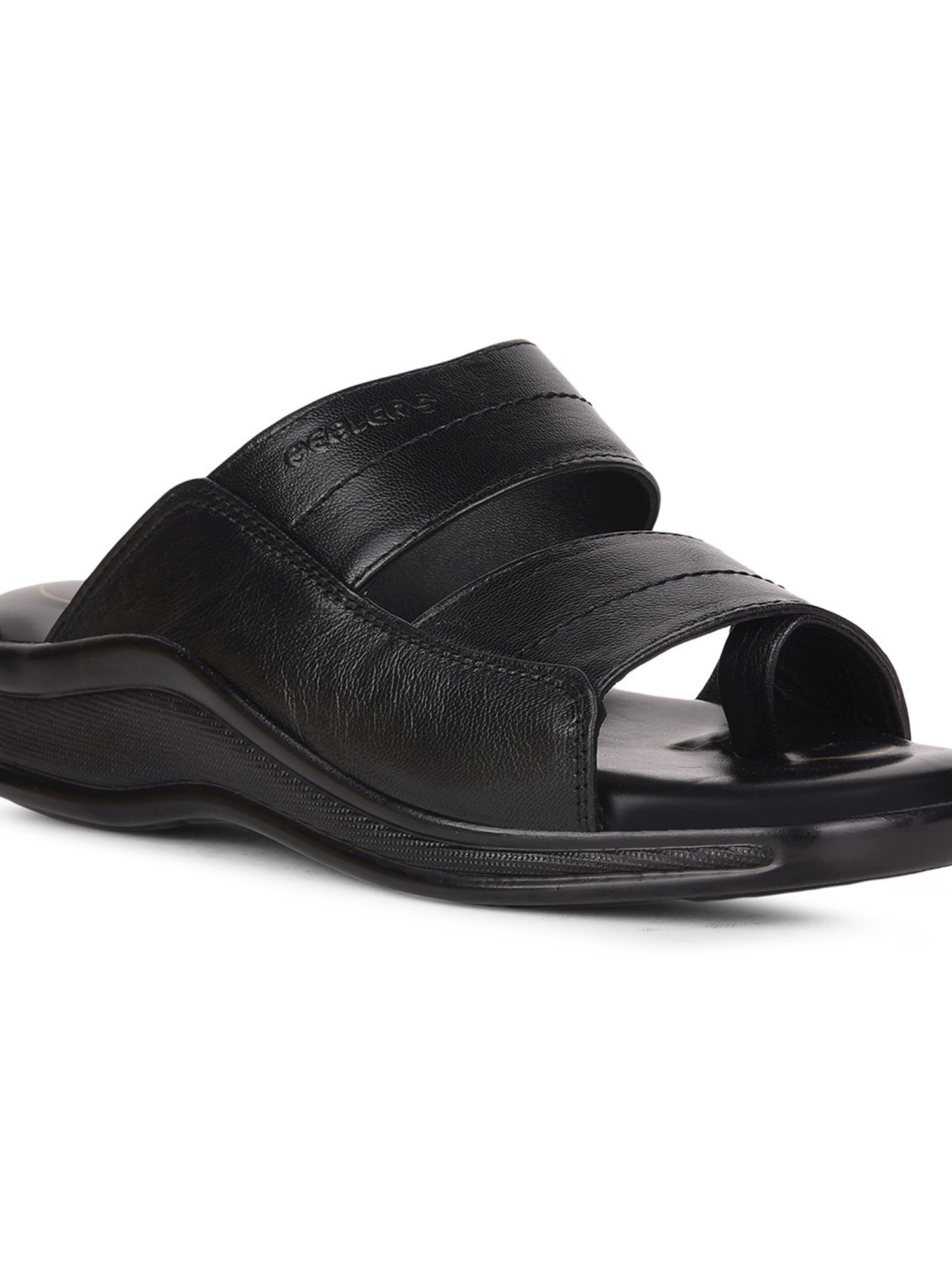 Healers by Liberty Men's Black Toe Ring Sandals