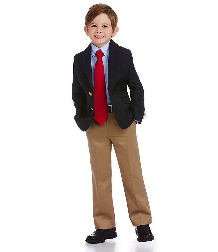 Nautica Big Boys 8-20 Short-Sleeve Vertical Logo Polo