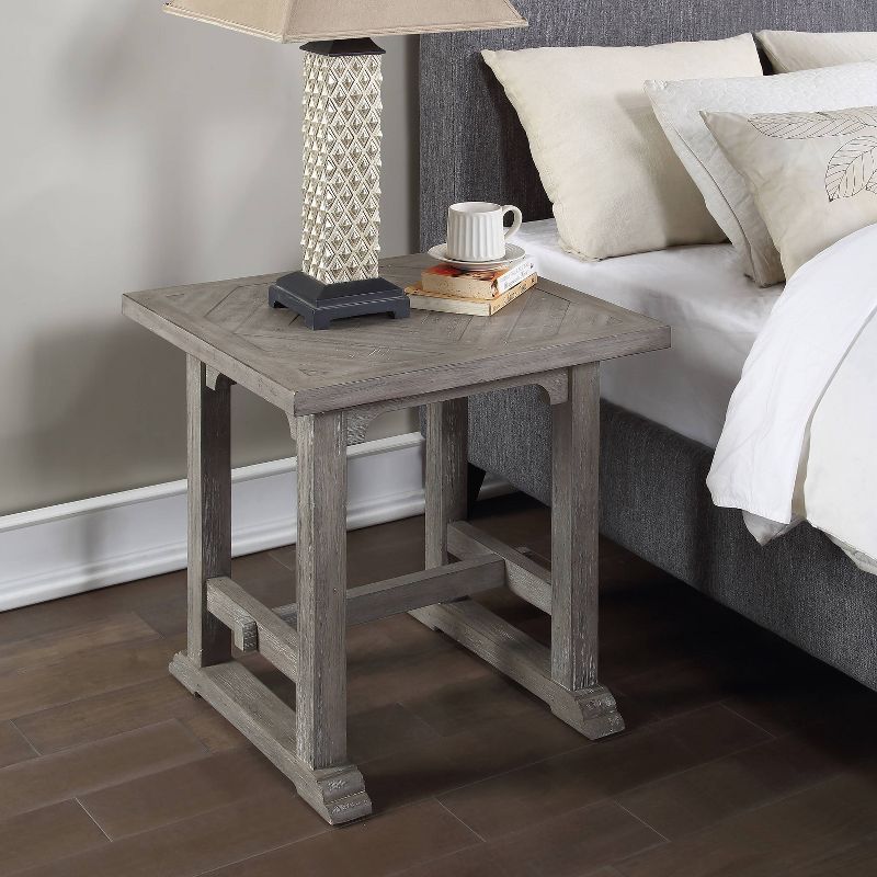 Whitford End Table Dove Gray - Steve Silver Co.