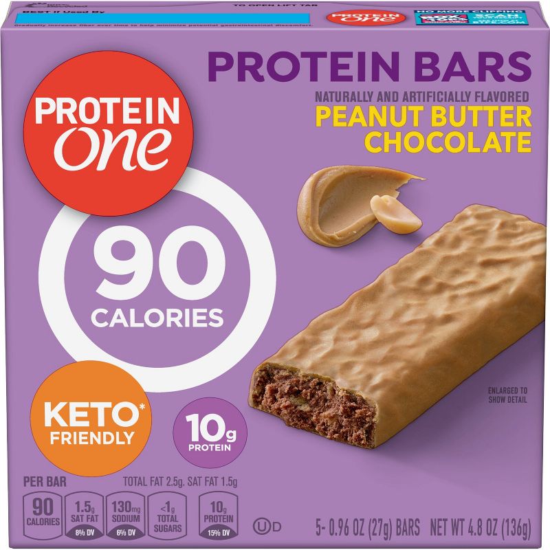 Protein One Peanut Butter Chocolate Protein Bar - 5ct