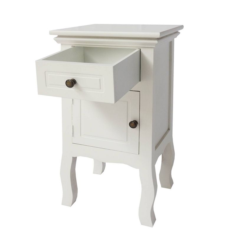 Kolczak Boho Handcrafted Mango Wood 2 Door Cabinet Light Gray - Christopher Knight Home