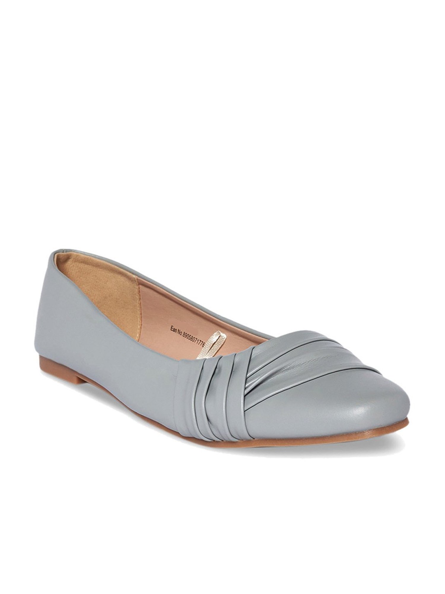 Forever Glam by Pantaloons Women's Grey Flat Ballets