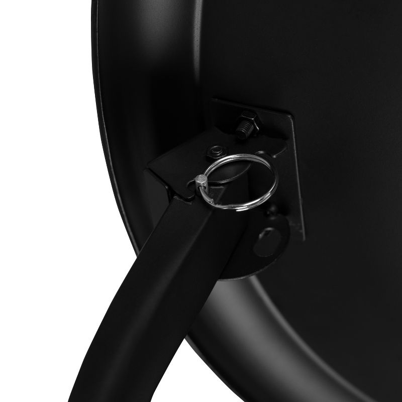 Emma and Oliver 22.5" Foldable Outdoor Wood Burning Portable Firepit with Mesh Spark screen and Poker