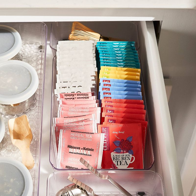 6"x12" Hexa Drawer Organizer Clear - Spectrum Diversified