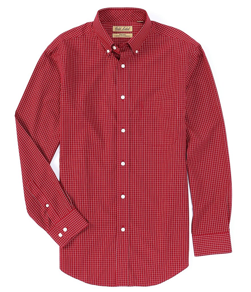 Visconti Big & Tall Abstract Print Long-Sleeve Woven Shirt