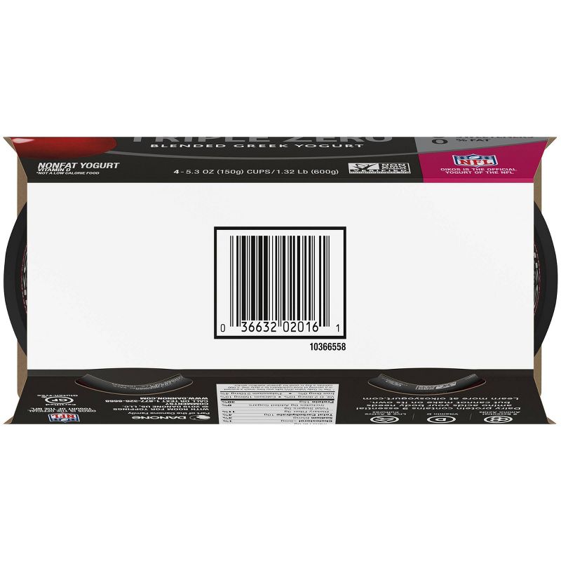 Dannon Oikos Cherry Greek Nonfat Yogurt - 4ct/5.3oz