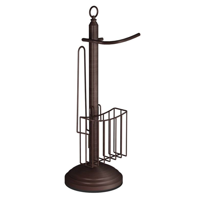 Freestanding Toilet Tissue Holder Bronze - Nu Steel