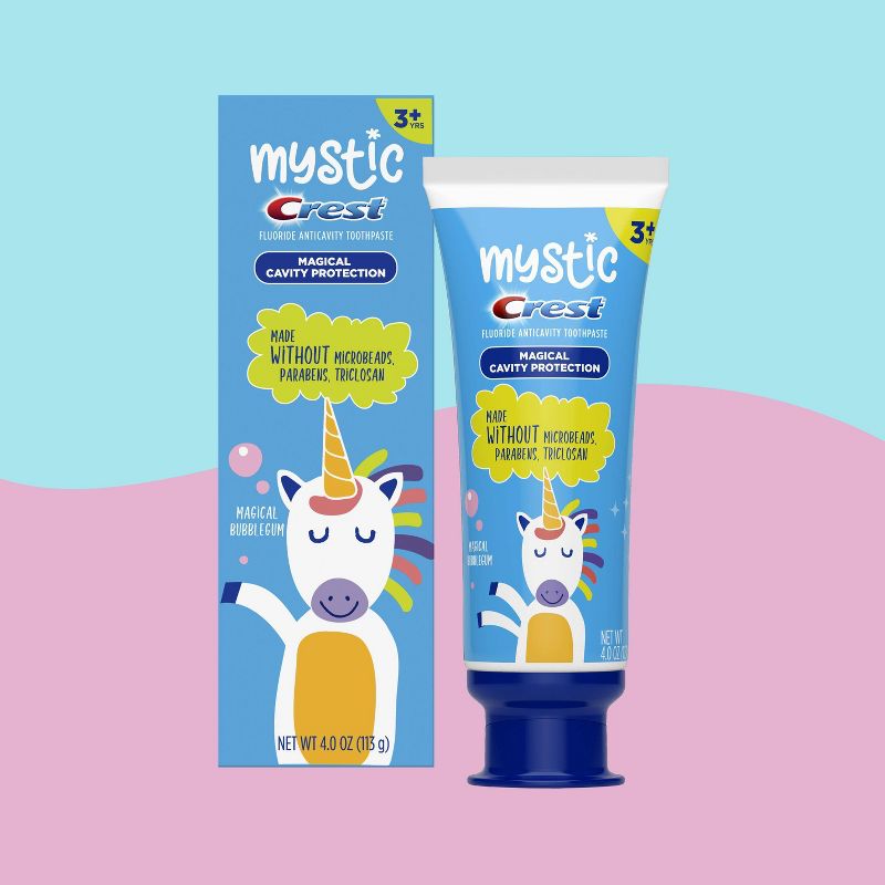 MYSTIC by Crest Kid's Toothpaste with Fluoride Magical Bubblegum Flavor - 4.0oz