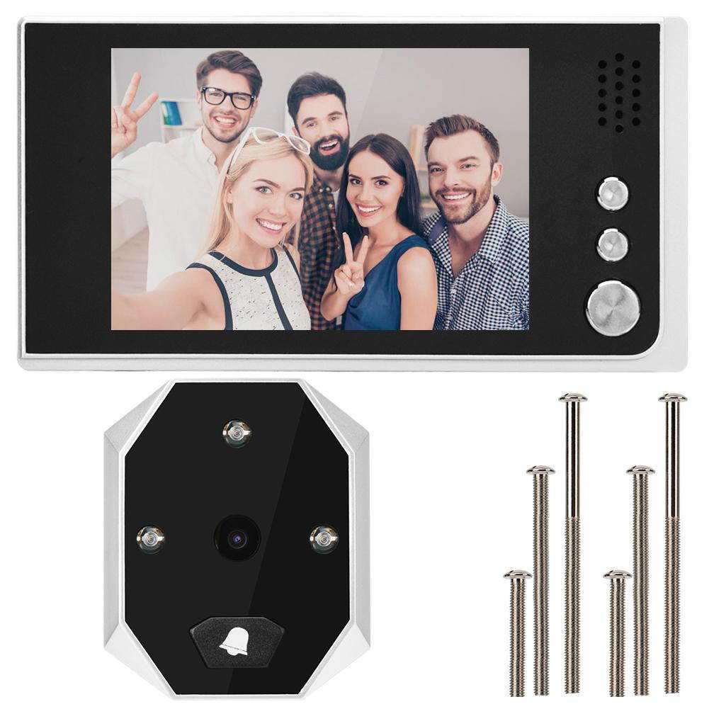3.5inch LCD Electronic Security Camera Night Vision Digital Door Viewer Ring Video Visual Doorbell