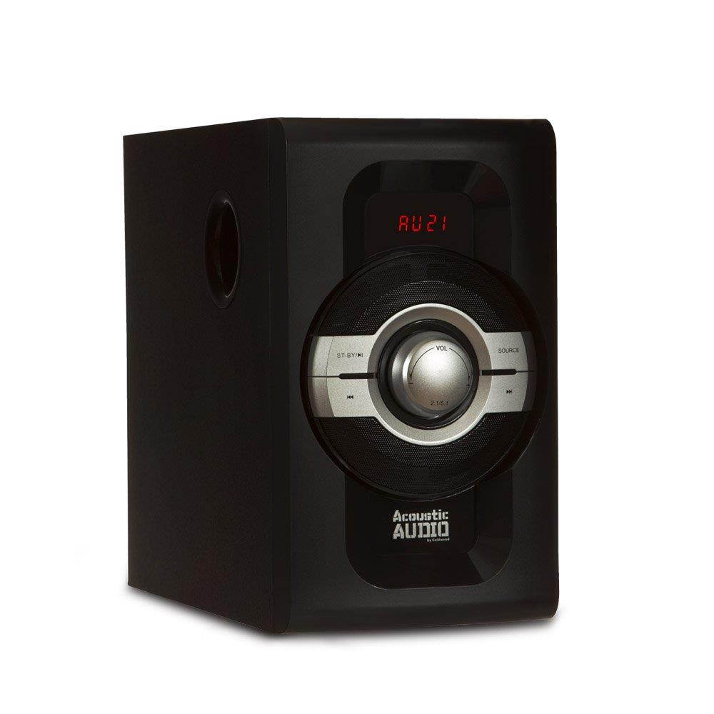 Acoustic Audio AA5240 Home Theater 5.1 Bluetooth Speaker System with USB and 2 Extension Cables