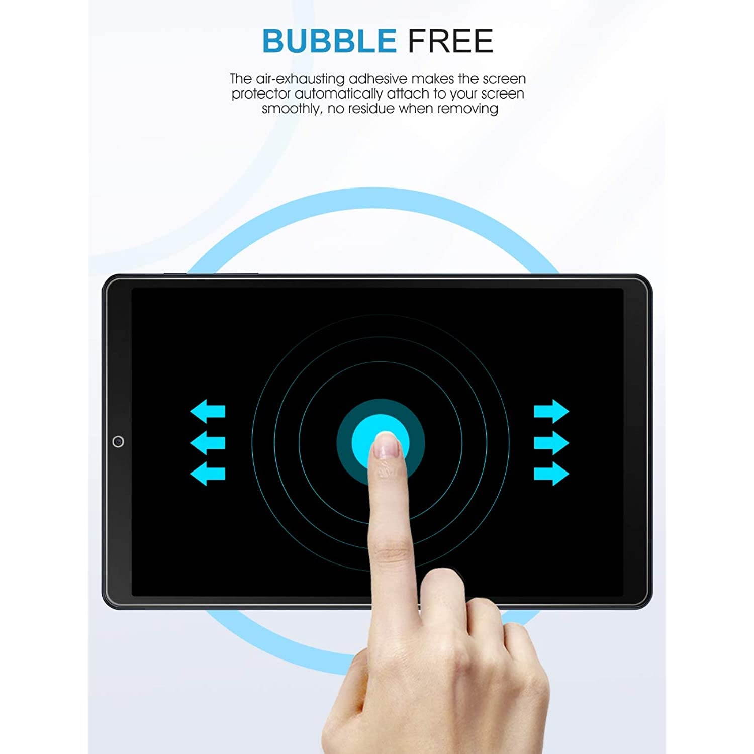 Screen Protector for Galaxy Tab A 10.1 2019, [3-Pack] SPARIN 9H Hardness Tempered Glass for Samsung Galaxy Tab A 10.1 2019 SM-T515/T510, Bubble Free/High Response/Scratch Resistant