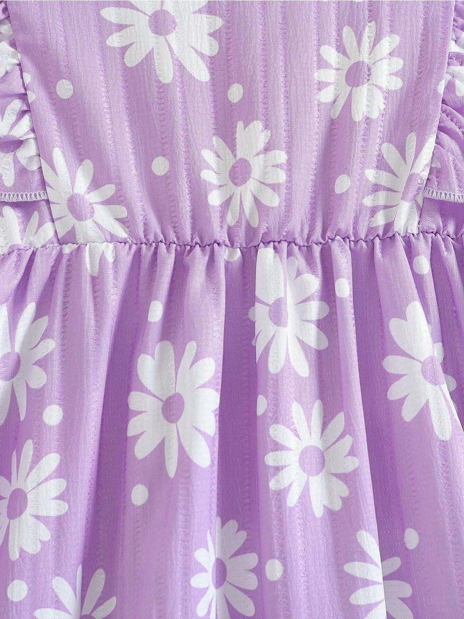 Bolly Lounge Girls Purple Floral Dress