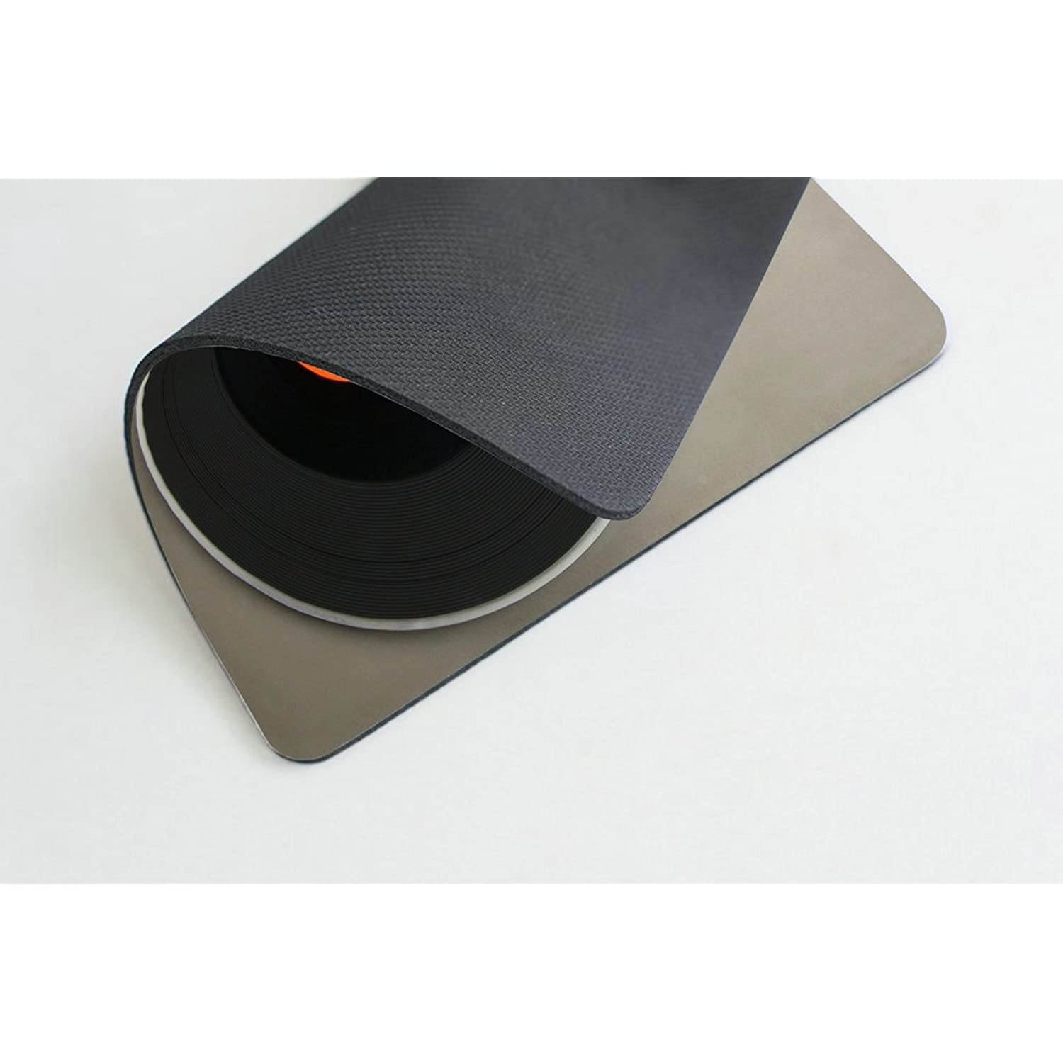 Smooffly Gaming Mouse Pad Custom,Retro Vintage Vinyl Record Mouse Pad Custom Retro Nautical Anchor Personalized Design Non-Slip Rubber Mousepad