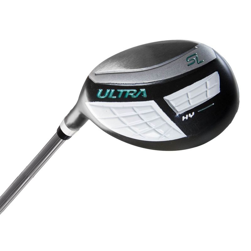 Wilson Womens Left Handed Complete Golf Club Set, Gray Mint & Wheeled Case