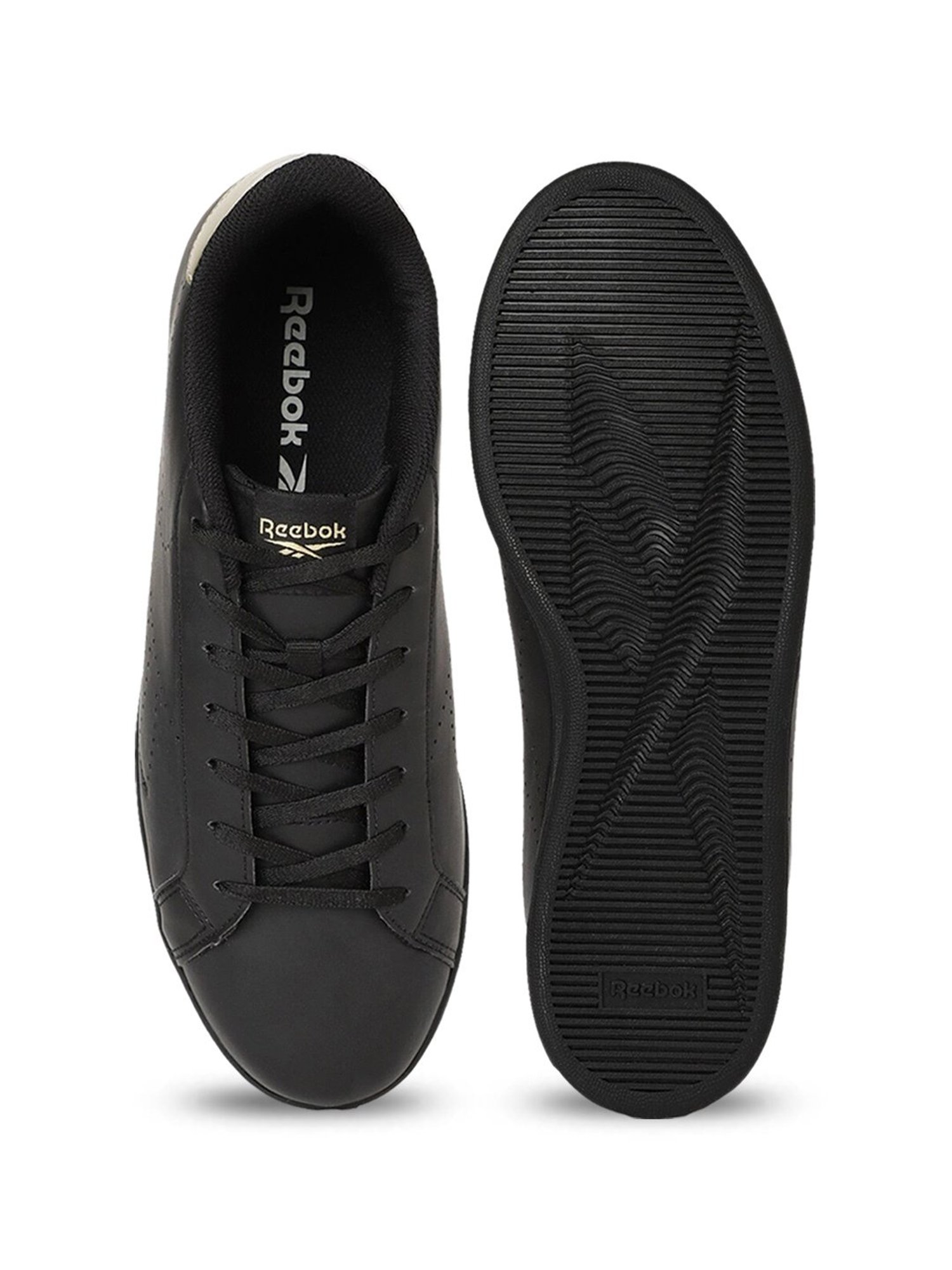 Reebok Men's Supreme U Black Casual Sneakers