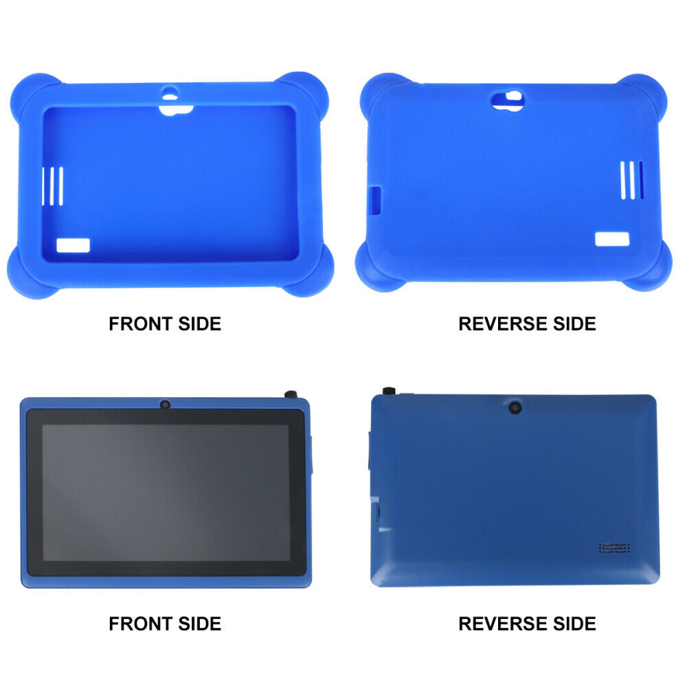 Kids Safe 7" Quad-Core Tablet 512M+8GB WIFI  MID Dual Cameras Kid-Proof Case with US Plug