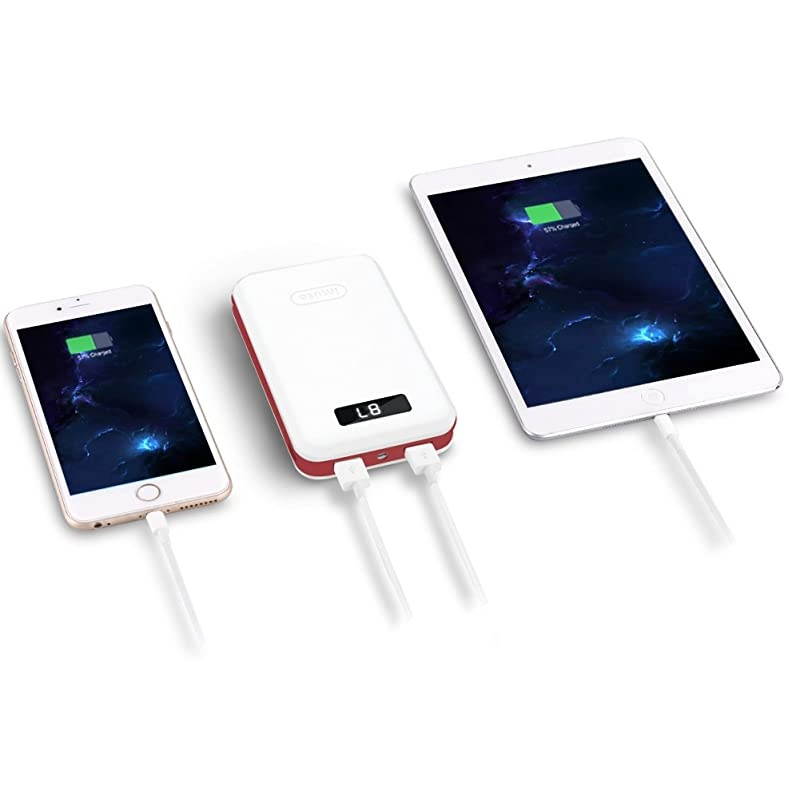 20000mAh Portable Charger Compact Power Bank External Battery Pack LED Digital Display Smart Charge Compatible with iPhone 12 Max Pro 11 XR 10 7 Plus, Samsung S10 Plus, Note 10, Tablets & More