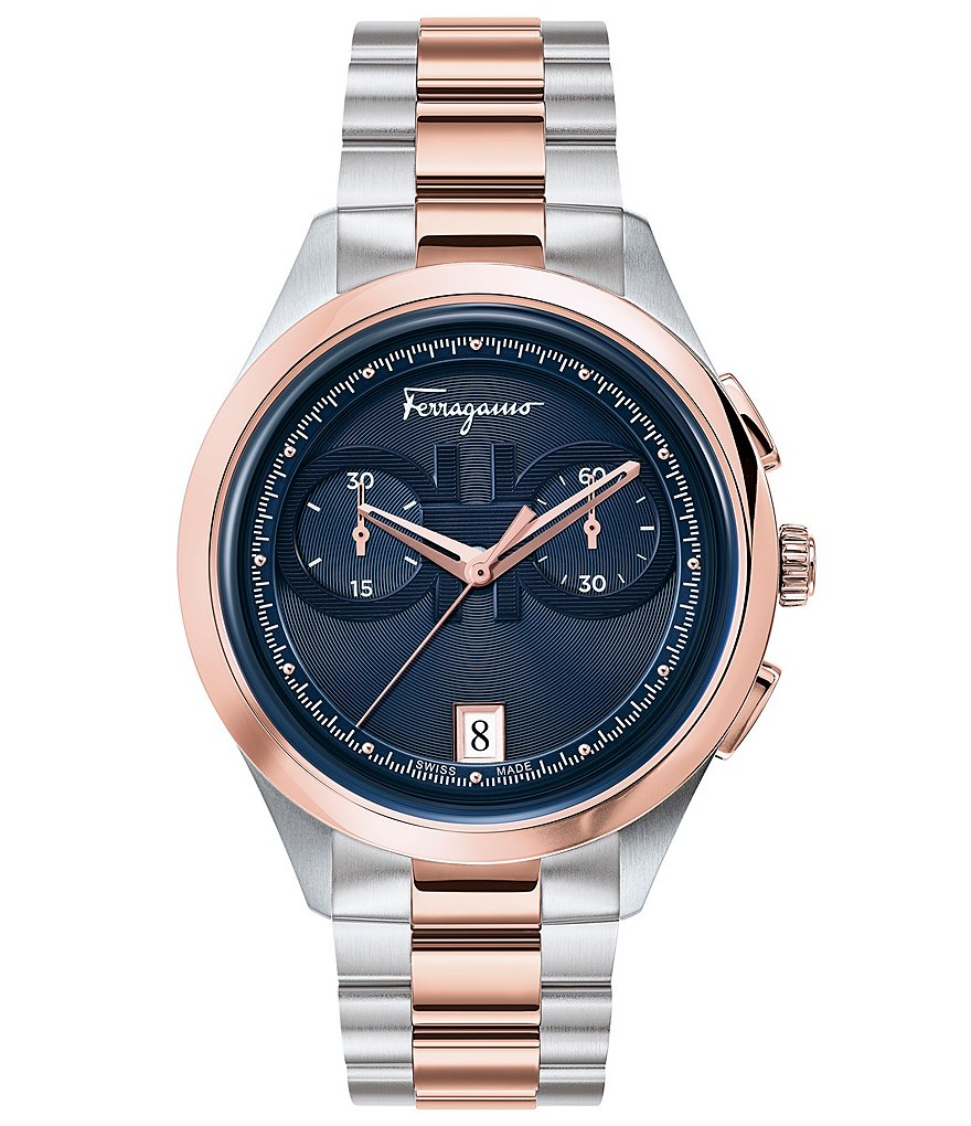 Salvatore Ferragamo Mens Racing Bracelet Watch